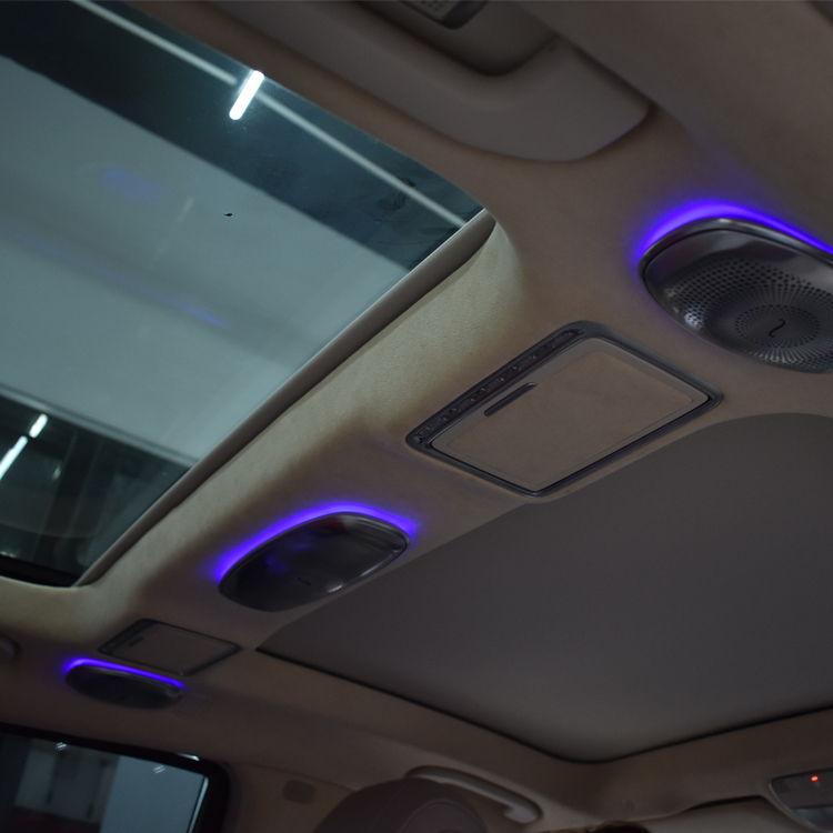 18款奔驰w213内饰改装,老款奔驰w221s350改装