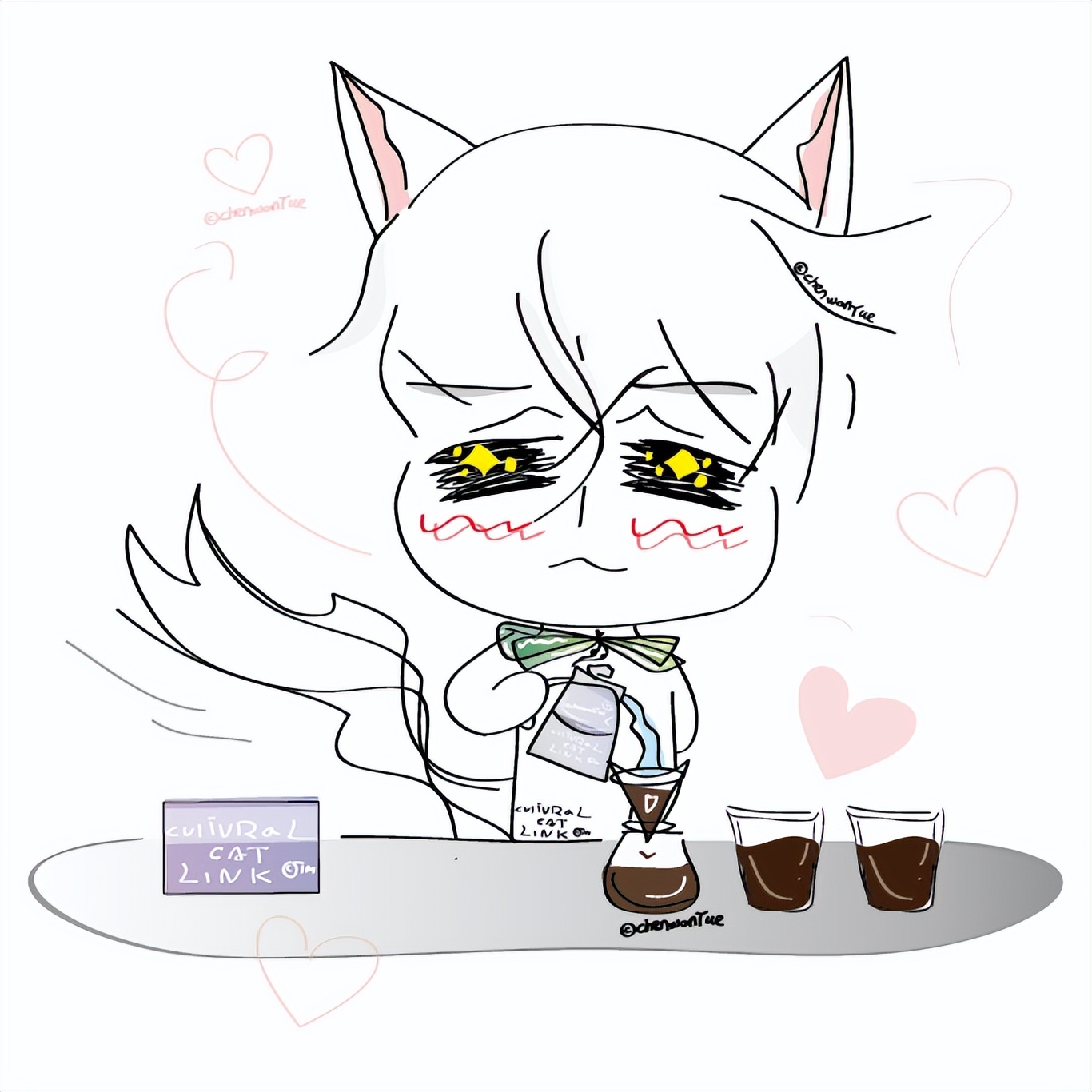 宸绾约丨不会画画的咖啡师不是好铲屎官；表情包1次过审干货满上