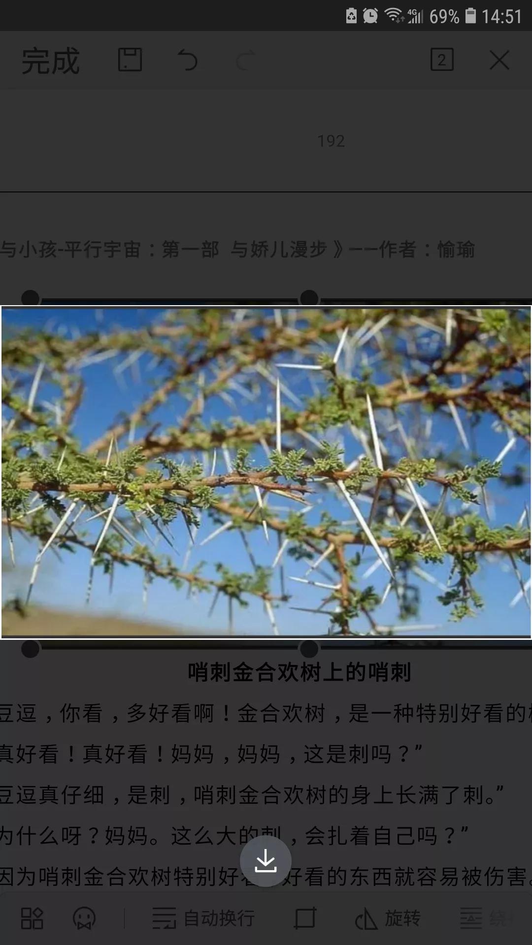 《妈妈与小孩-平行宇宙》节选35妈妈—--我要去看金*欢合**树