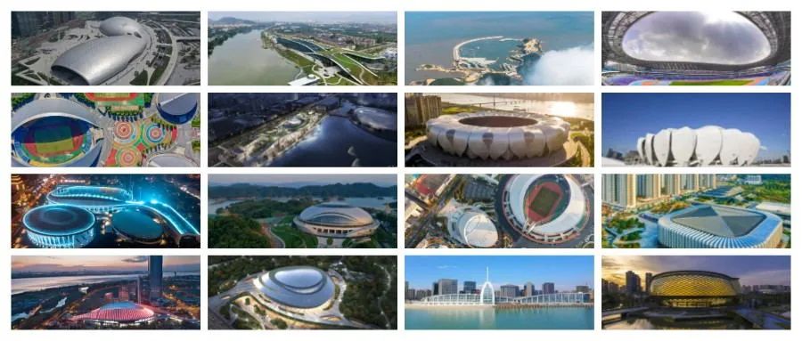 快快快，云上看直播！杭州亚（残）运会场馆全家福来了！