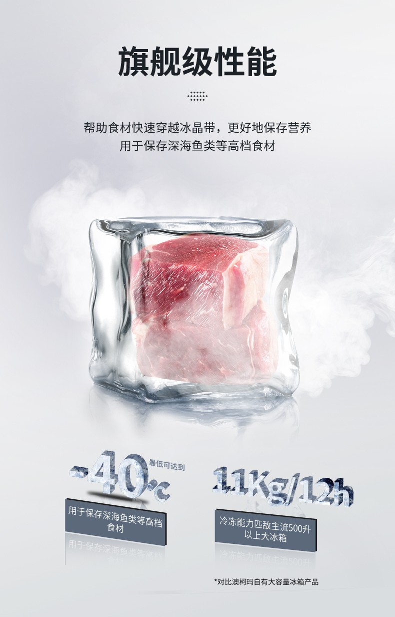 直击AWE：休渔期将至，囤海鲜还得看澳柯玛立式冷柜