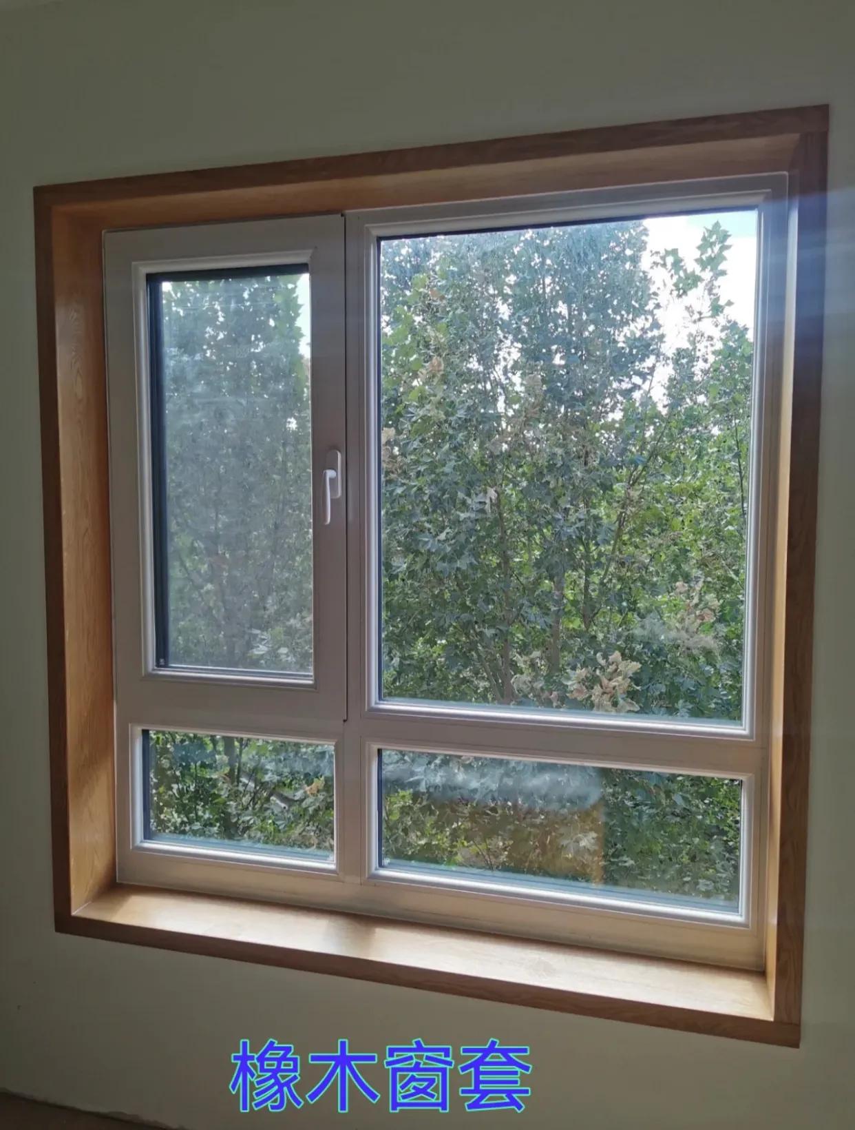 跑了10个工地现场,我终于明白了实木烤漆窗套和不锈钢窗套的区别