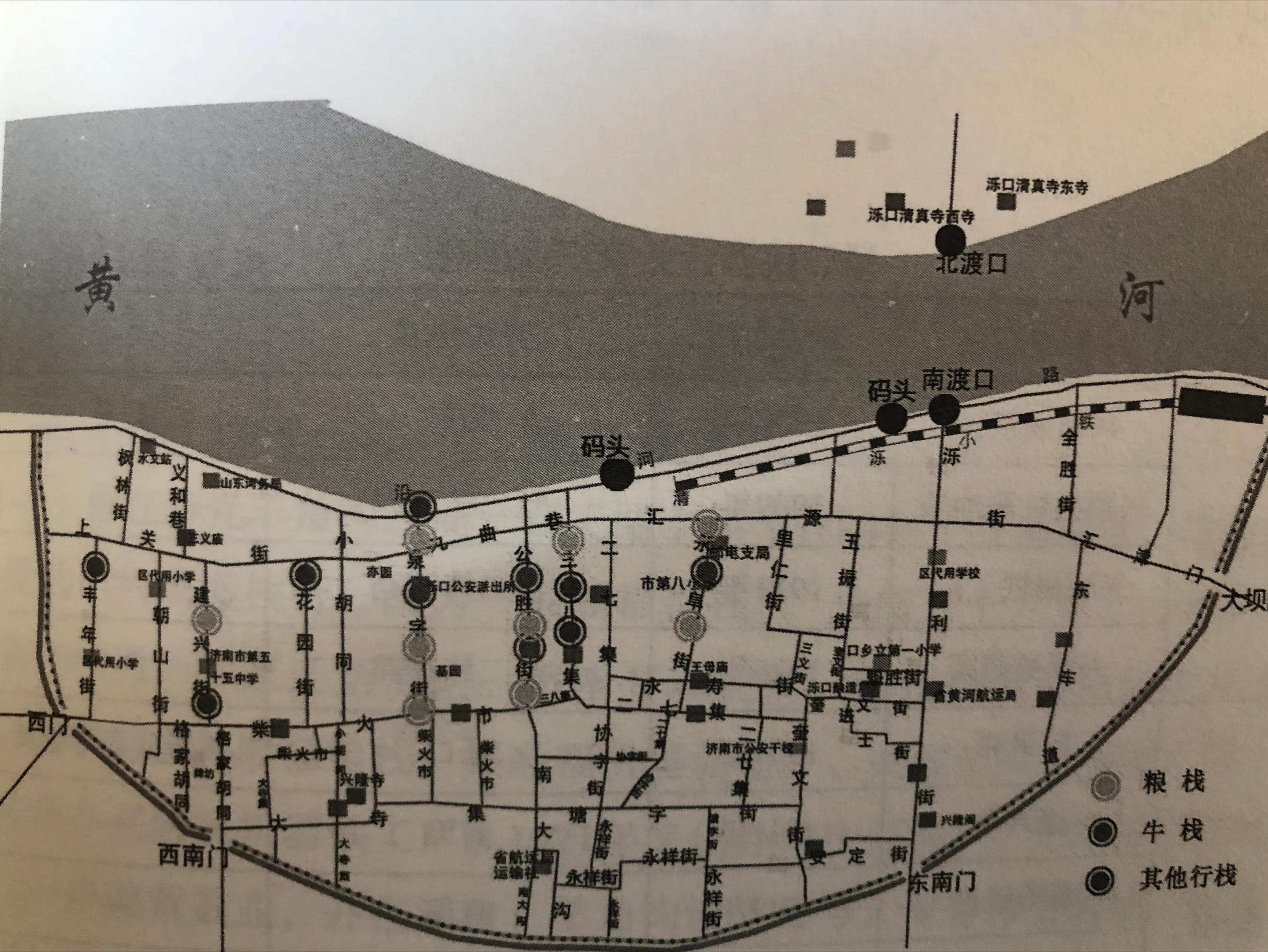 济南泺口原来的样子,以前的济南泺口