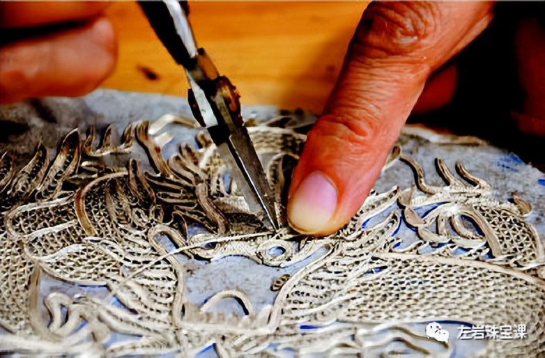 古法非遗黄金,非遗花丝黄金