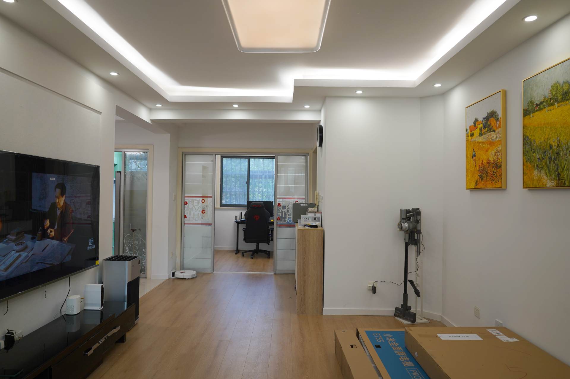 小户型也没有必要做全屋智能灯光,二手房客厅灯光改造