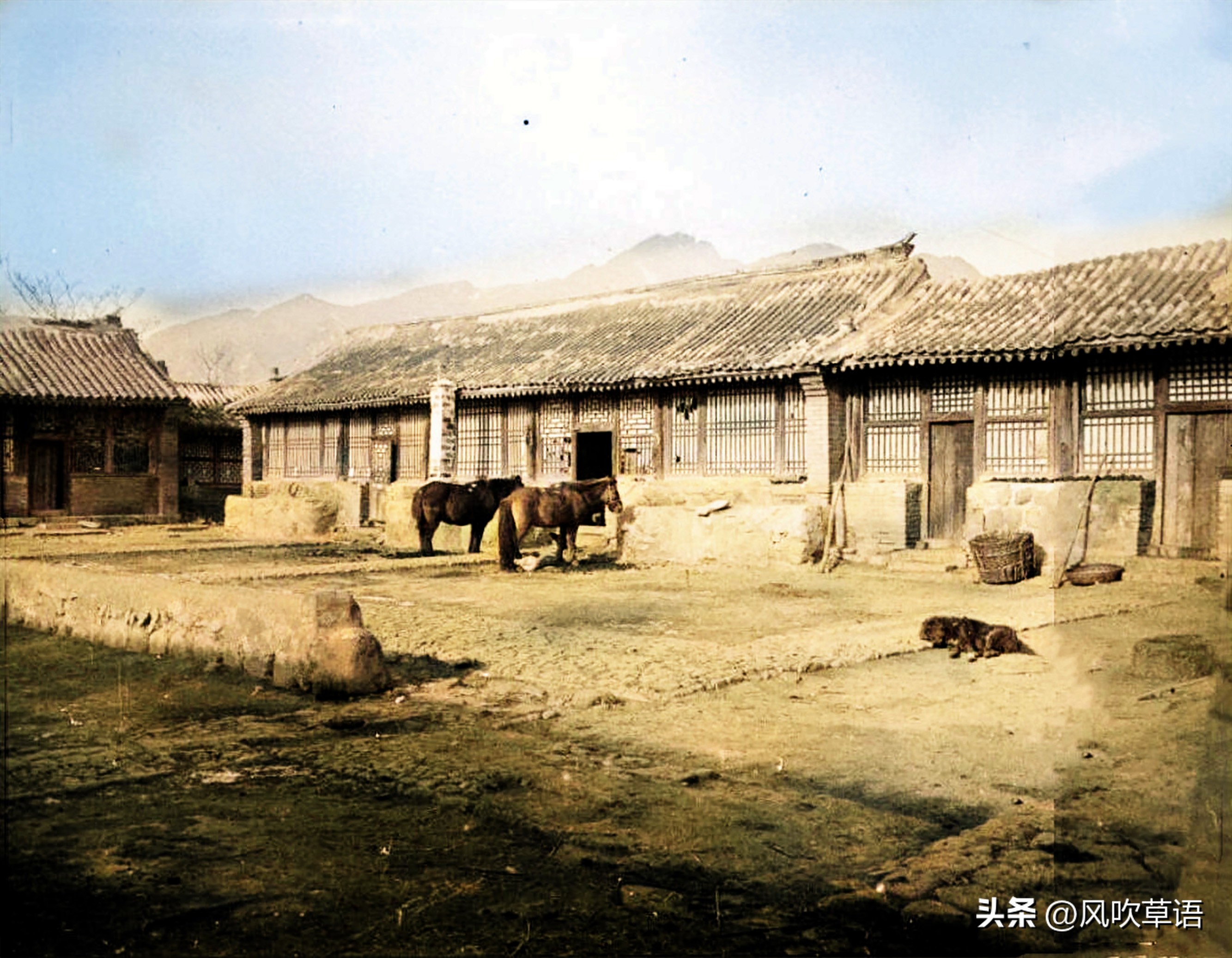 1860-1910年代北京城墙老照片,古城堡老照片