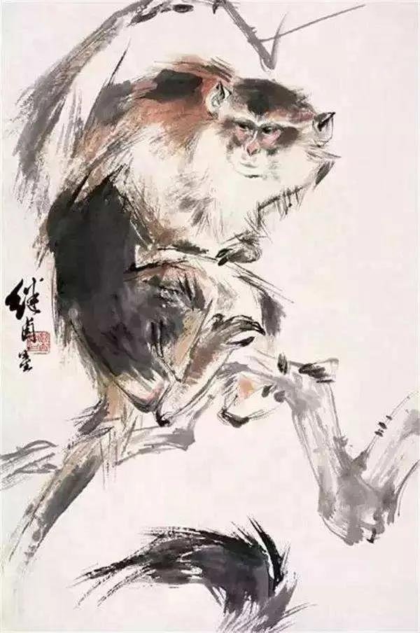 刘继卣猴,刘继卣画猴作品高清大图
