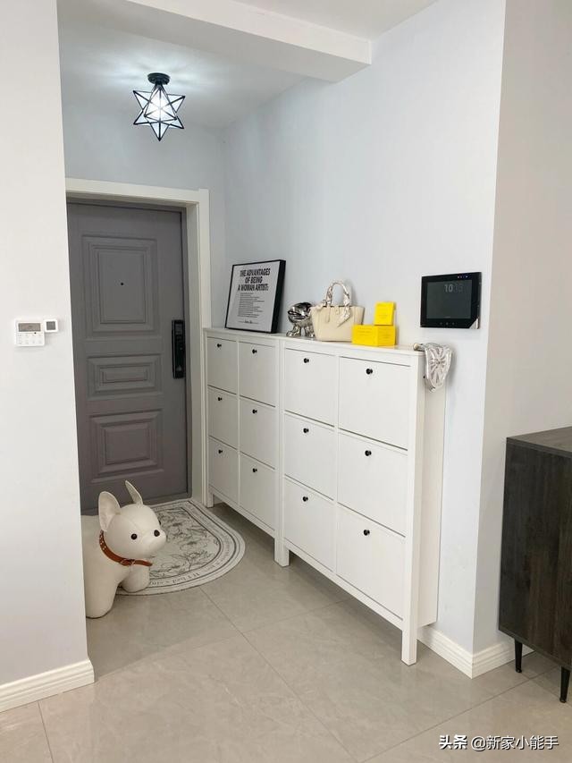 入户门鞋柜怎么设计不占空间,户型小的鞋柜怎么装修好看