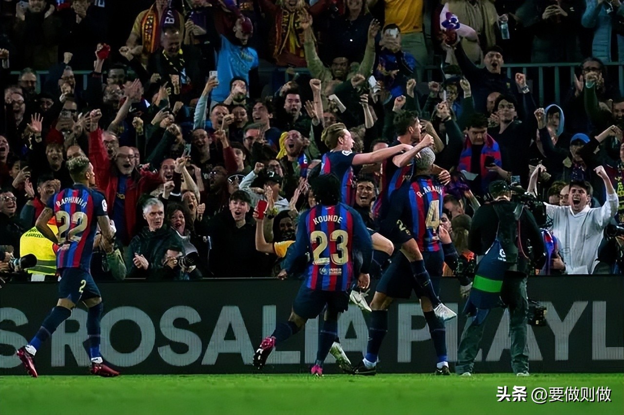 巴塞罗那夺得第一,2007西甲国家德比巴塞罗那全程