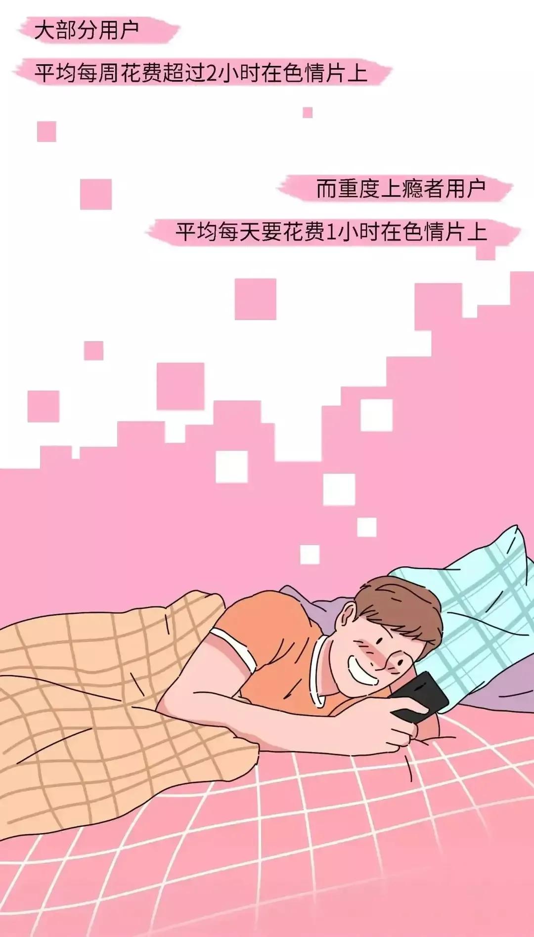 观看色情片确实有危害，男性朋友们，尽早戒了吧！（漫画）