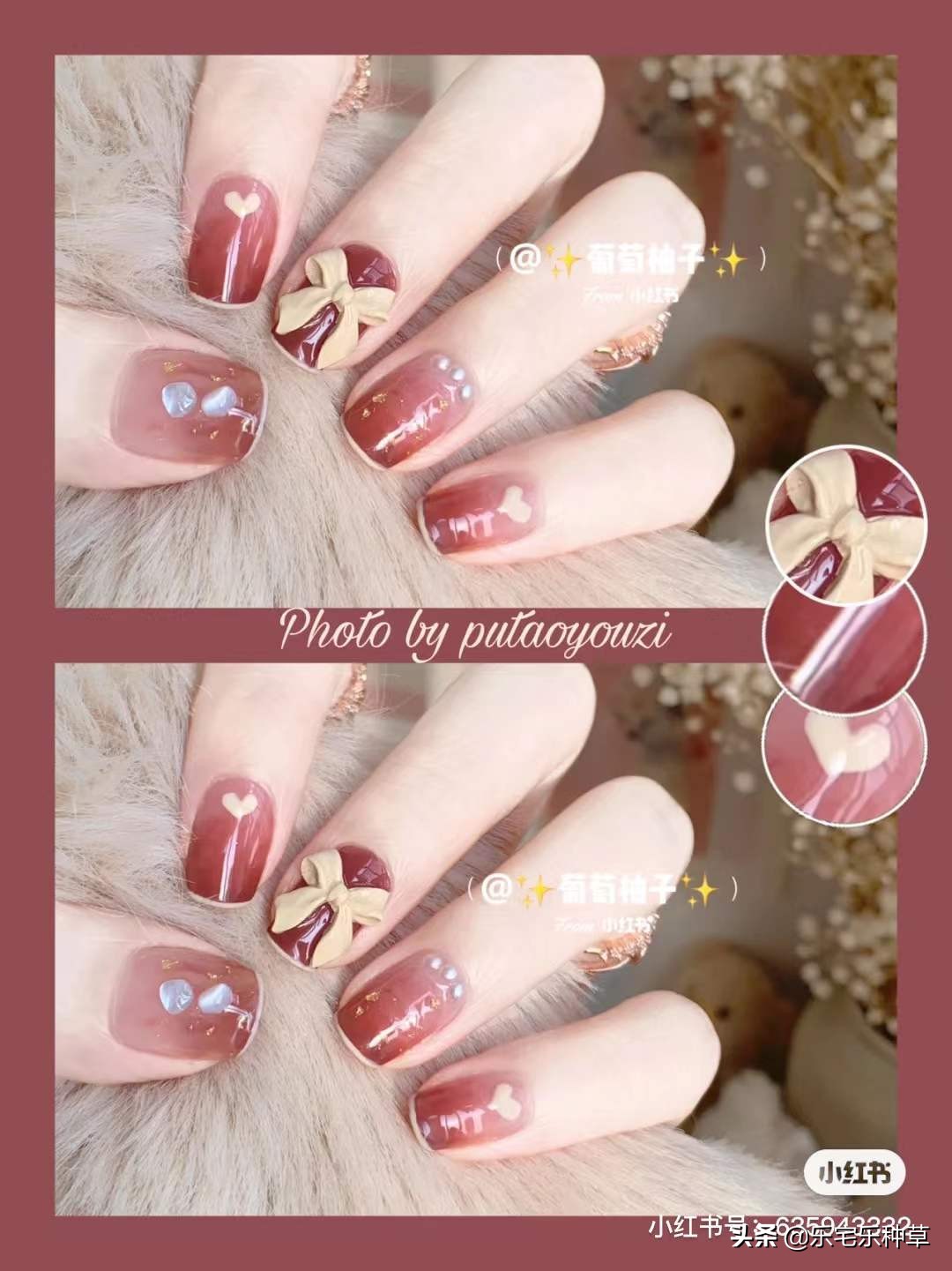 美到惊艳的红色美甲,美到窒息的美甲款式图