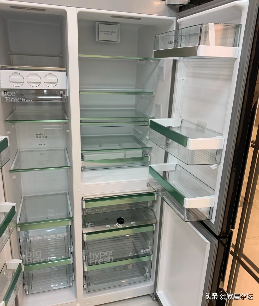 冰箱十字门好还是一字门好,十字门跟对开门冰箱哪个适合家用