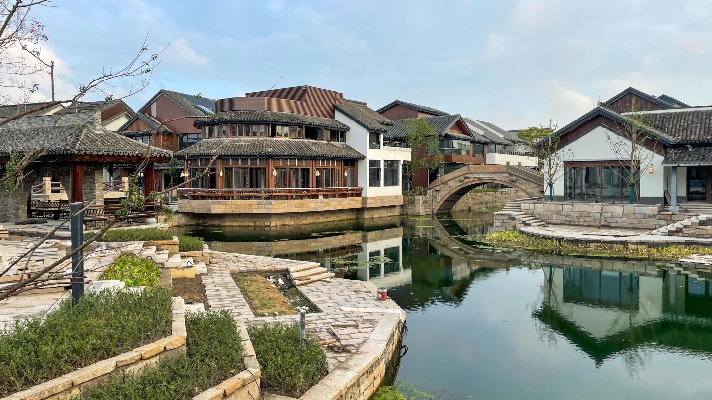 上海大型公园改扩建,上海古镇改造商场