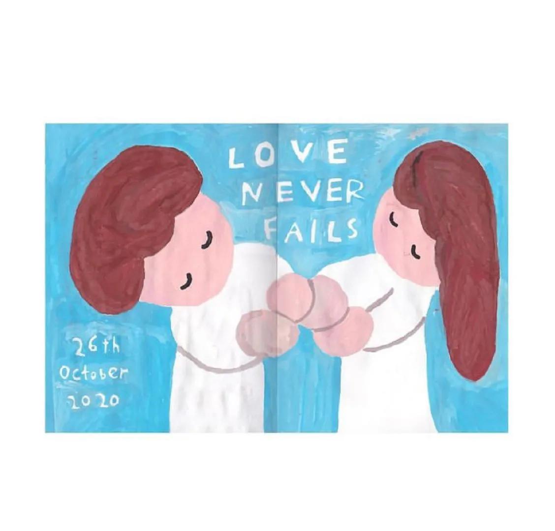 韩国插画师one的手绘作品欣赏,日本手帐插画师