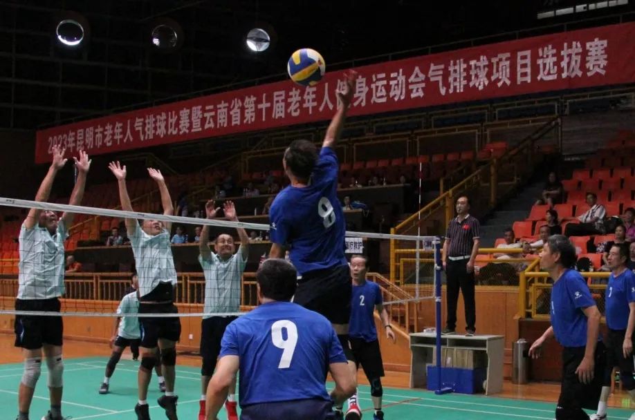 昆明老年人气排球赛精彩谢幕盘龙区男、女队引人注目