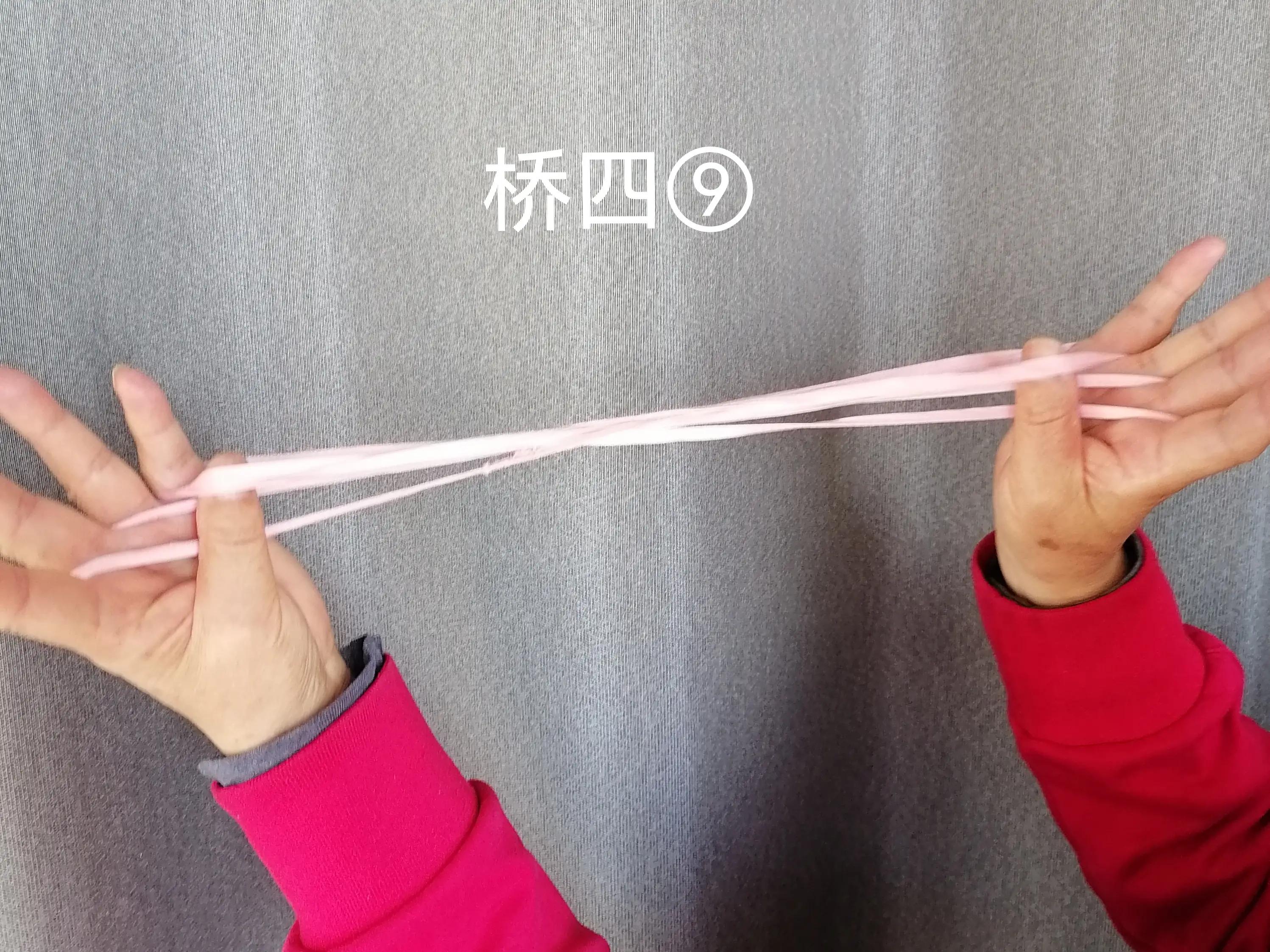 翻花绳游戏过程100字,两人玩的翻花绳游戏小技巧