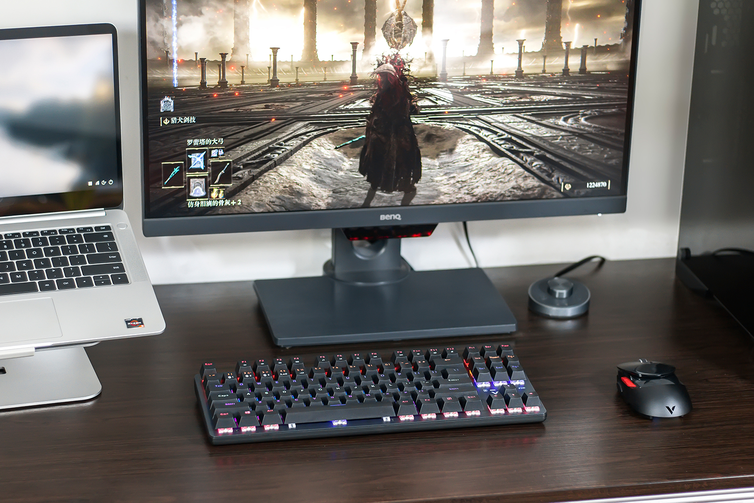 雷柏v500pro无线机械键盘怎么用,无线键盘雷柏v500