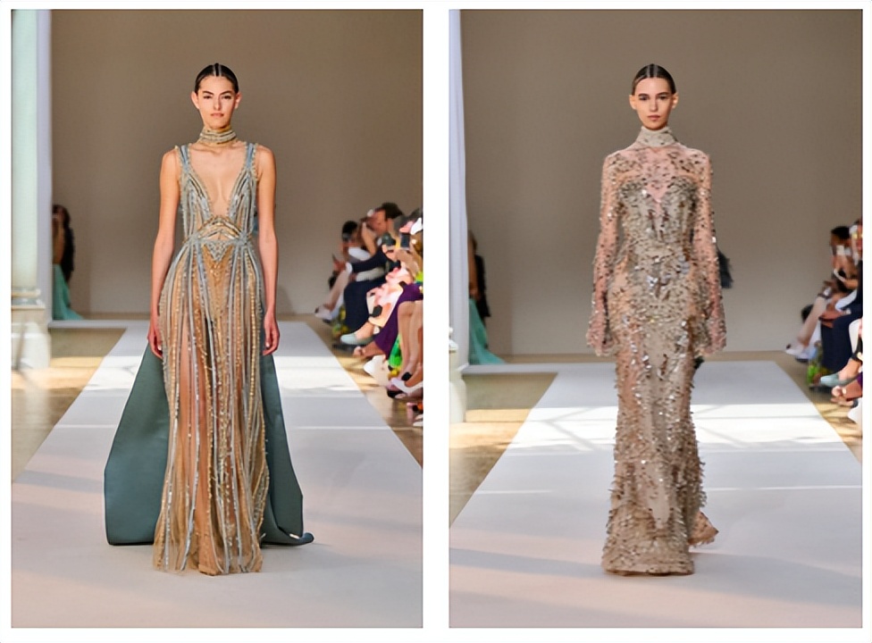 巴黎世家2023fw秀,chanel高定连衣裙