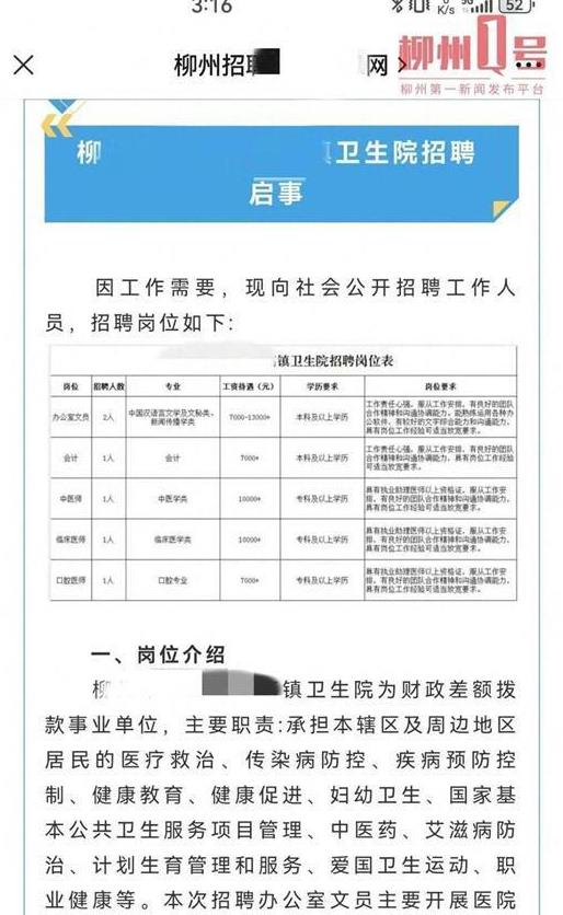医院招聘文员内勤靠谱吗,卫生院招聘文员遭质疑