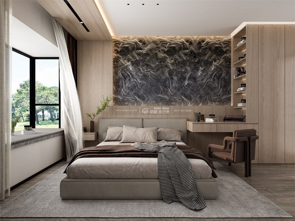 「幸福金芒果」昆明华夏四季装修168㎡，清新高级，怦然心动