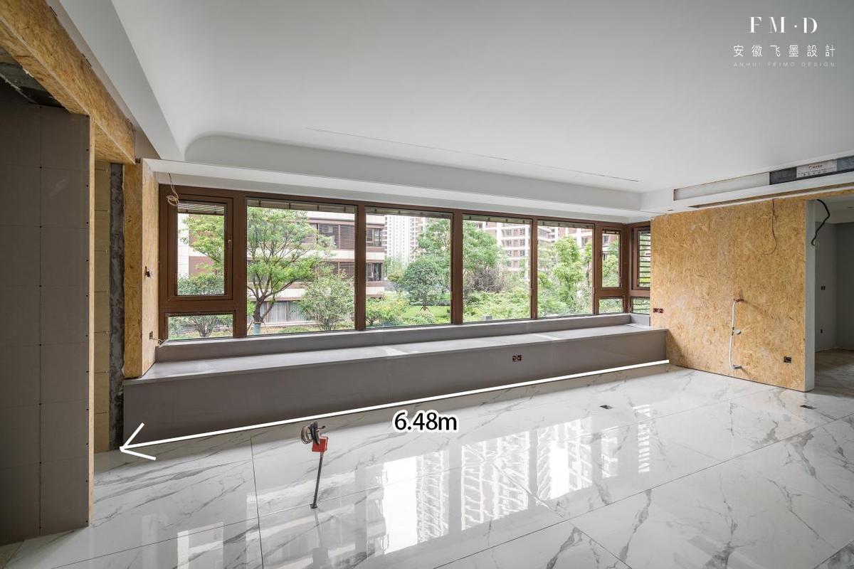 融创精装房客厅改造,融创145平四房两厅两卫装修效果图