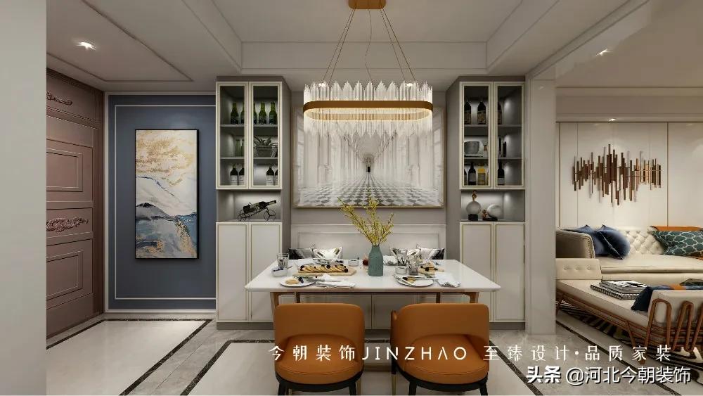 「案例精选」白金汉府130㎡现代轻奢，实用与颜值并存