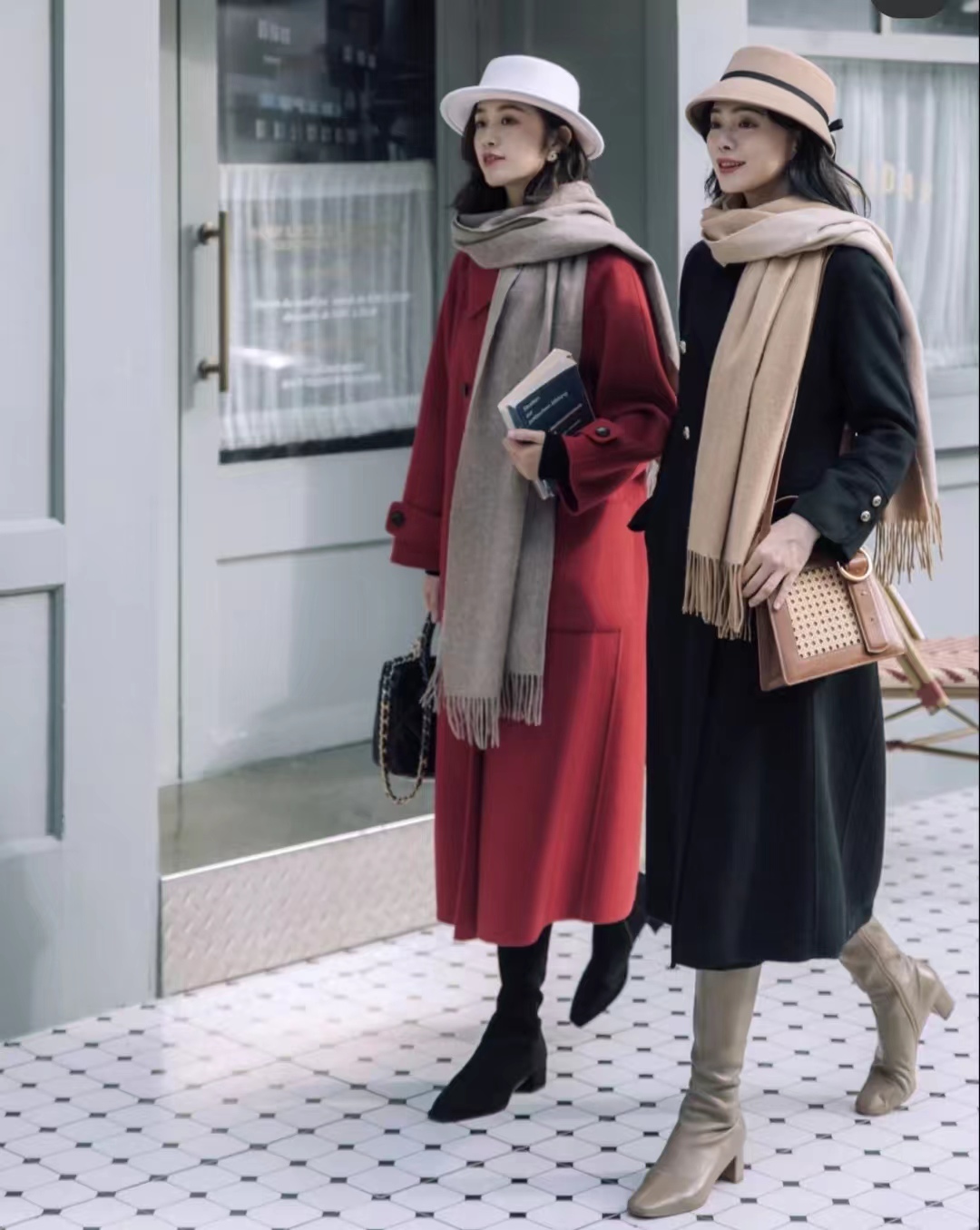 大衣30种穿搭方法,秋冬实用保暖大衣穿搭图片