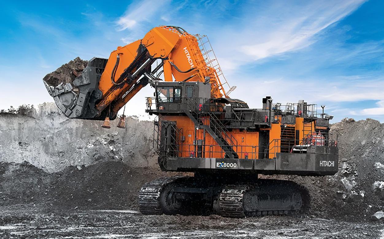 日本中国大型挖掘机,徐工最强轮式挖掘机