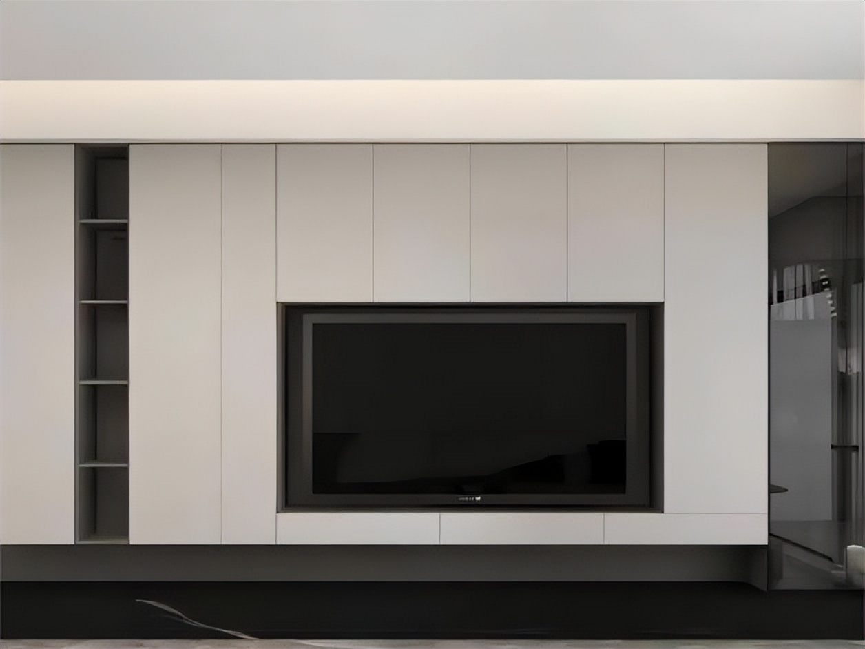 现代简约电视柜怎么选实用,电视机挂墙上时电视柜如何选