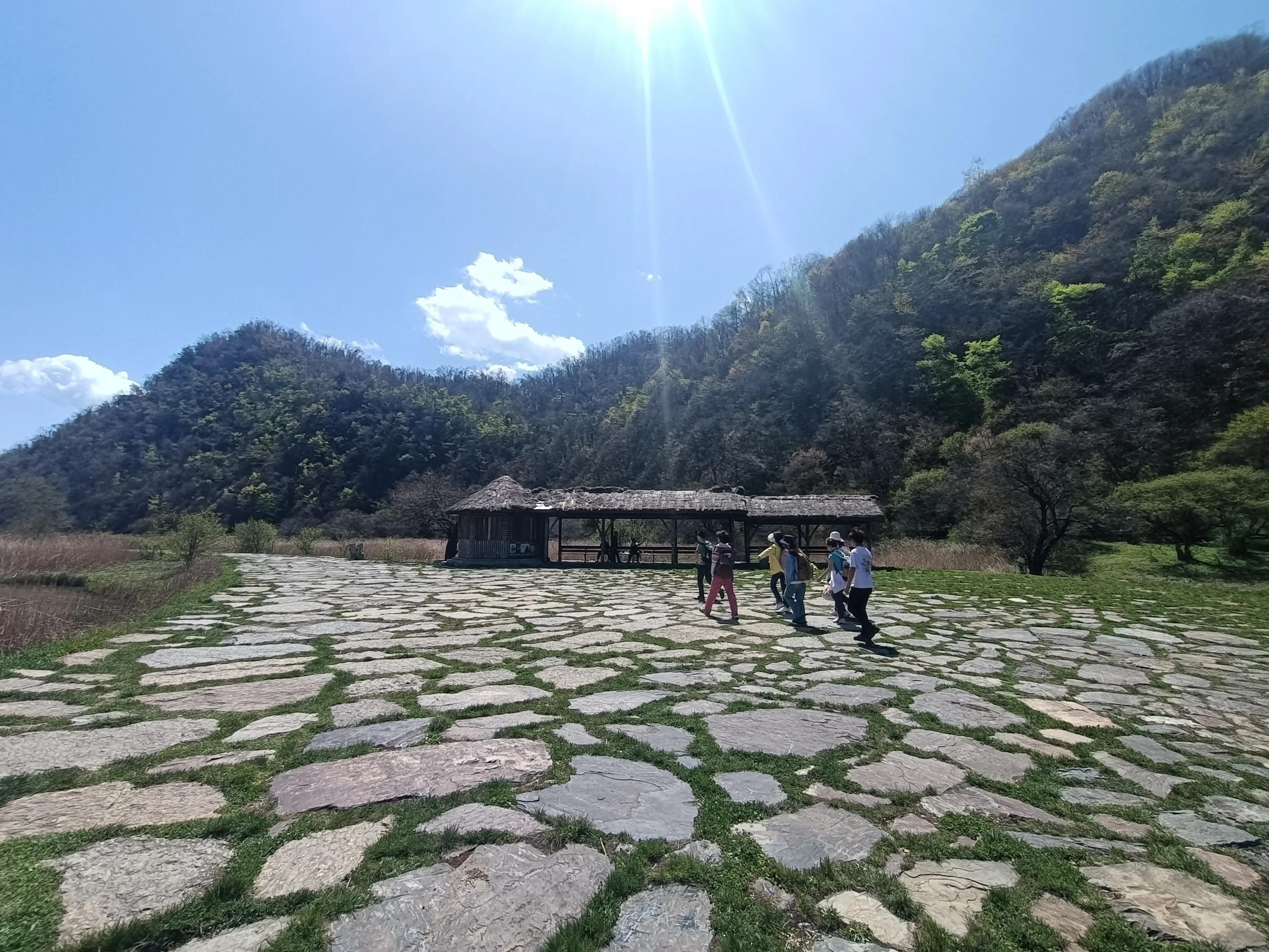 空中的神农架大九湖全貌,湖北神农架大九湖游记