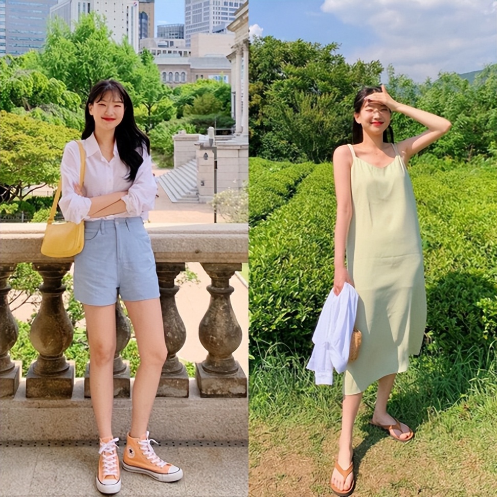 被小姐姐圈粉的穿搭,女士韩系穿衣搭配夏天