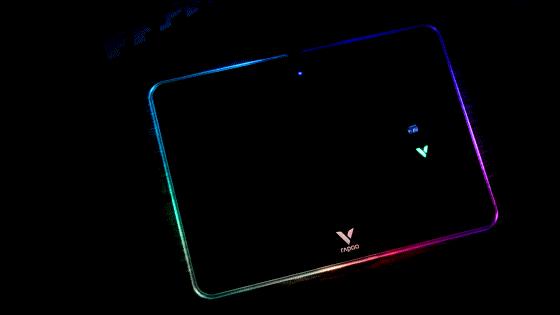 雷柏v10rgb无线充电鼠标垫拆解,雷柏v1游戏鼠标好用吗