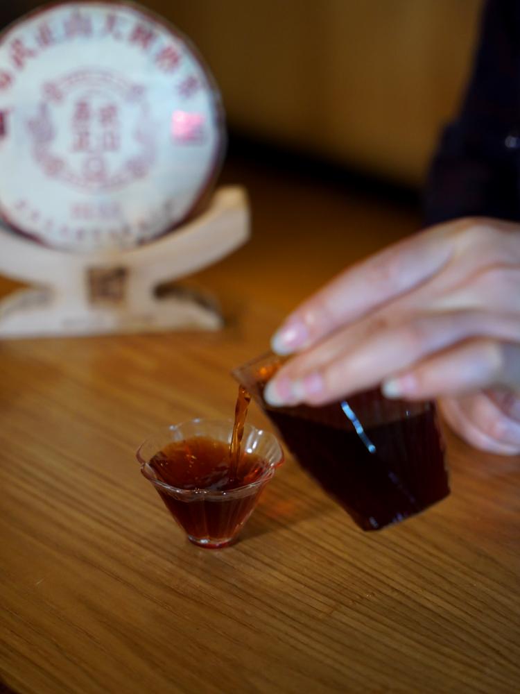 福海2023年易武正山大树茶,易武正山熟茶福海茶厂