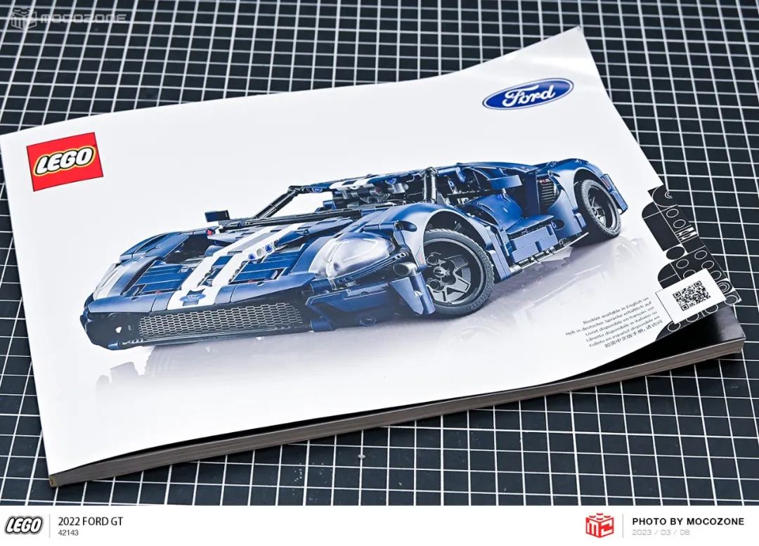 乐高积木福特gt跑车,福特gt2022