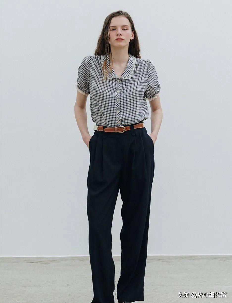 短袖衬衫的基础穿法越简单越时髦,短袖中长款衬衣穿搭技巧