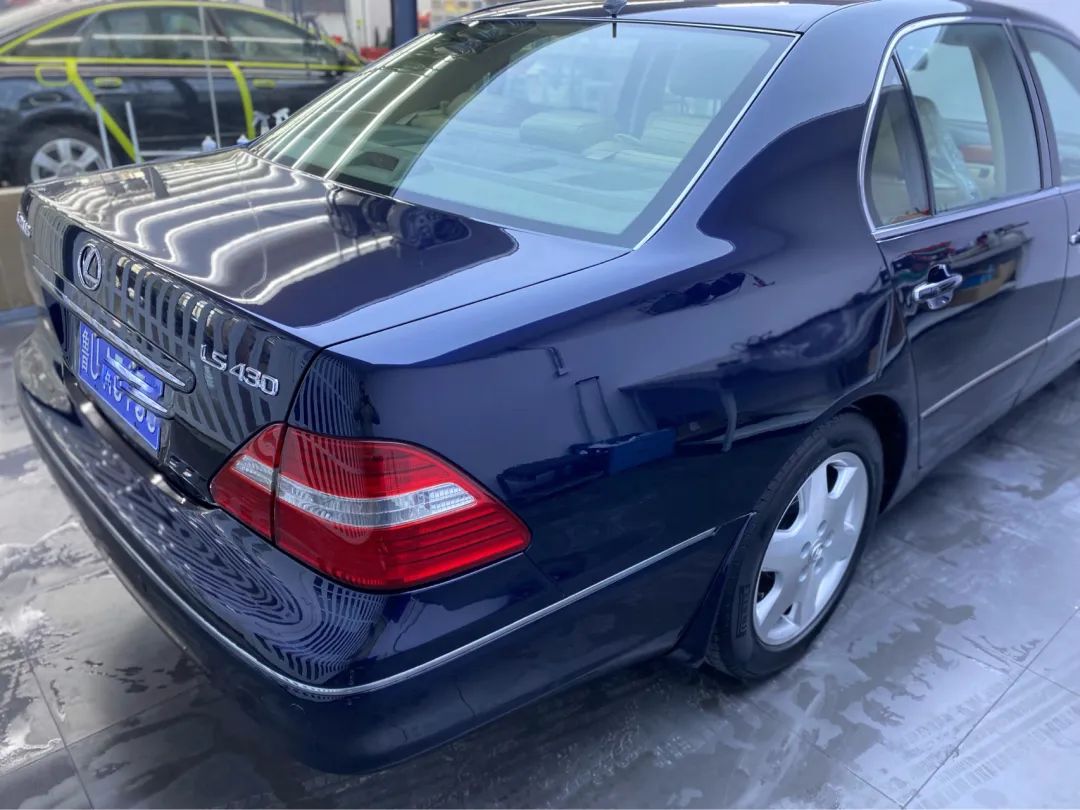 雷克萨斯ls430翻新修复,雷克萨斯ls430老车翻新作业