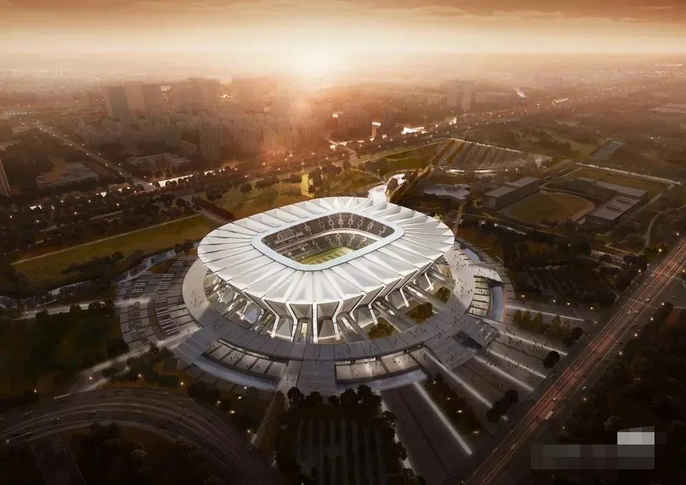 2023亚洲杯专业足球场效果图,2023亚洲杯中国足球场