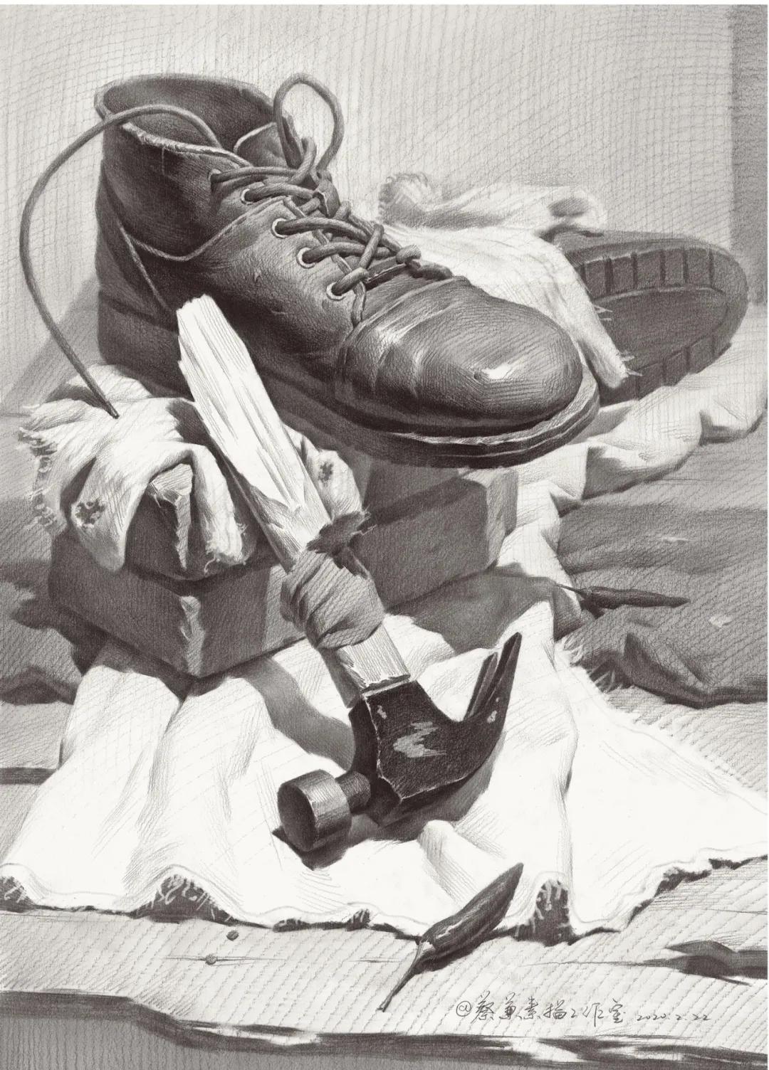 素描暗部画糊了,素描静物暗部该重到什么程度