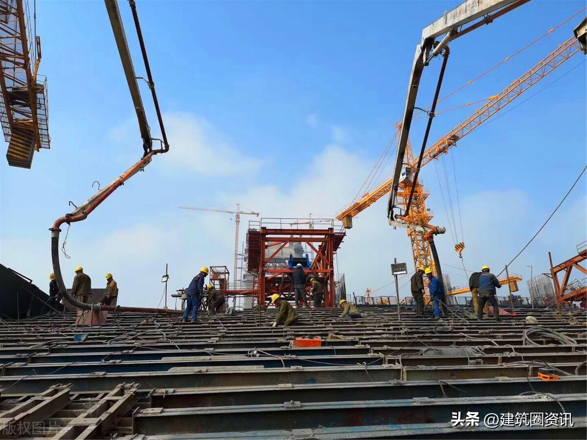 中建土建工程过程资料全套,筏板大体积混凝土施工方案