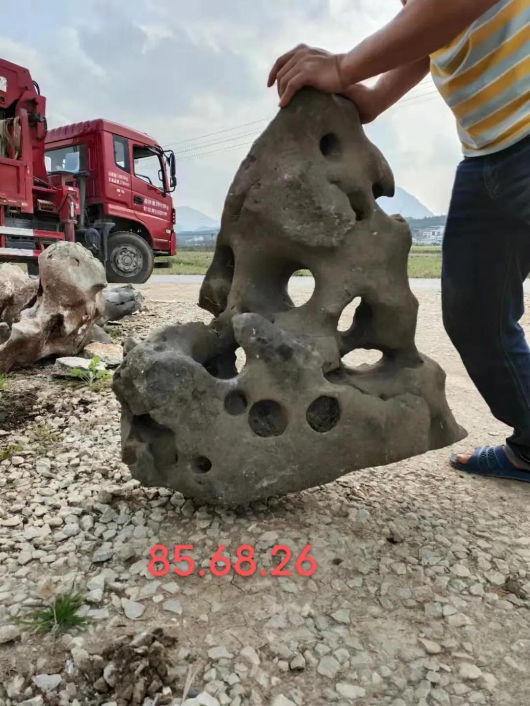 天然太湖石原石小摆件直播,太湖石原石用什么抛光