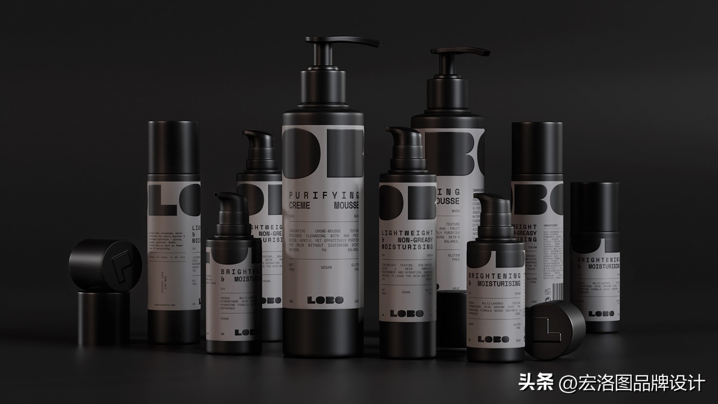 国外护肤品包装盒设计,高级轻奢化妆品包装设计