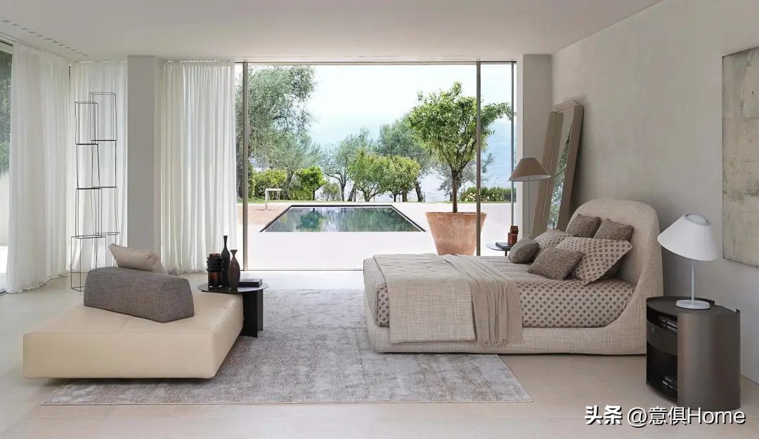 软包床最流行一款,比较温馨的软包床