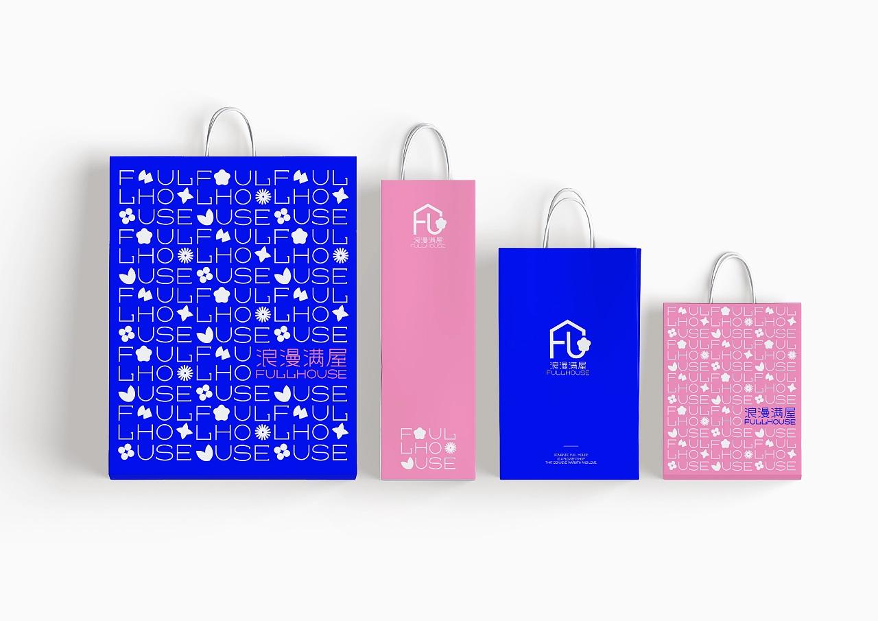 花店logo设计案例欣赏,一间花店logo设计理念