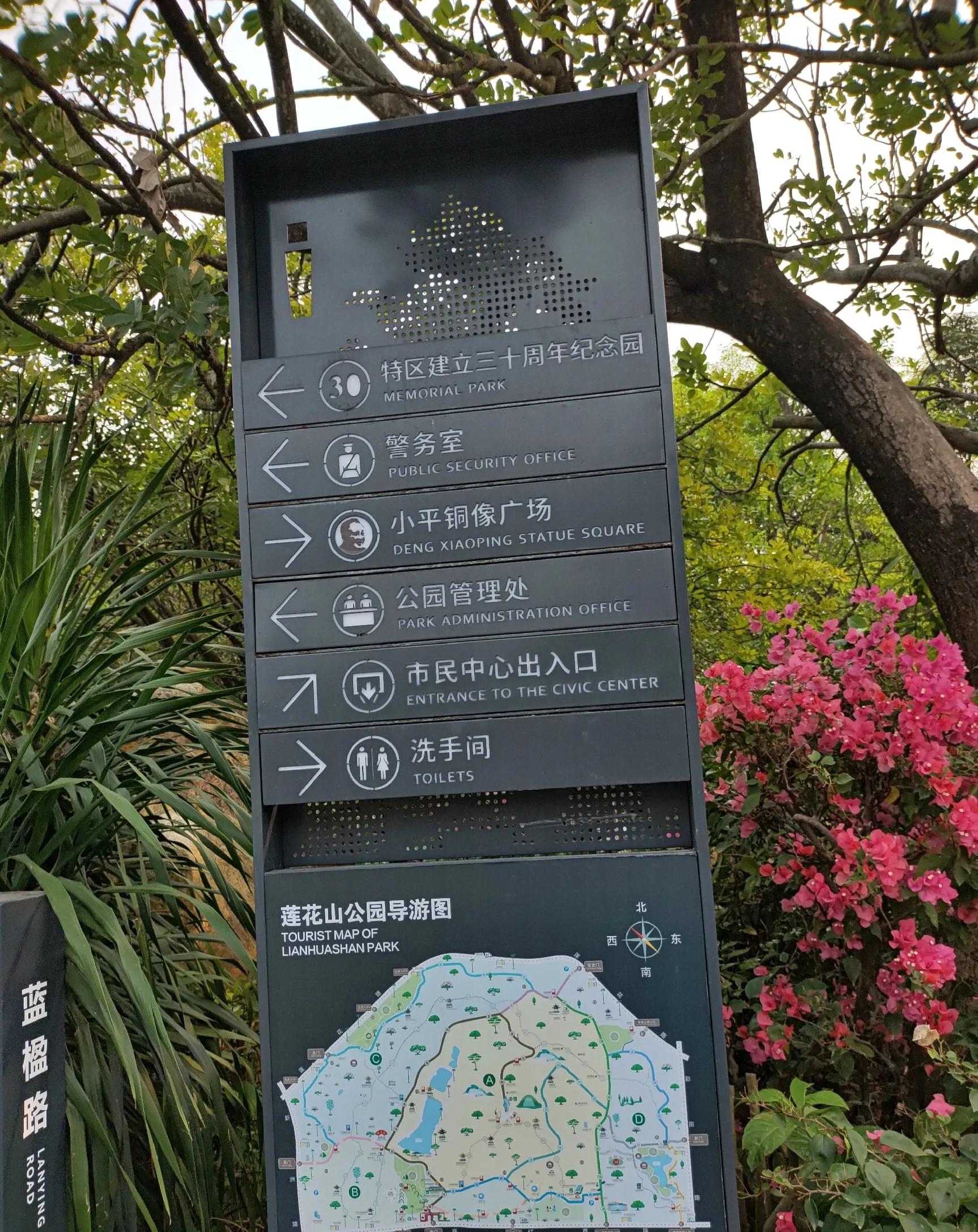 深圳莲花公园旅游攻略,让我带你参观一下公园英文怎么说