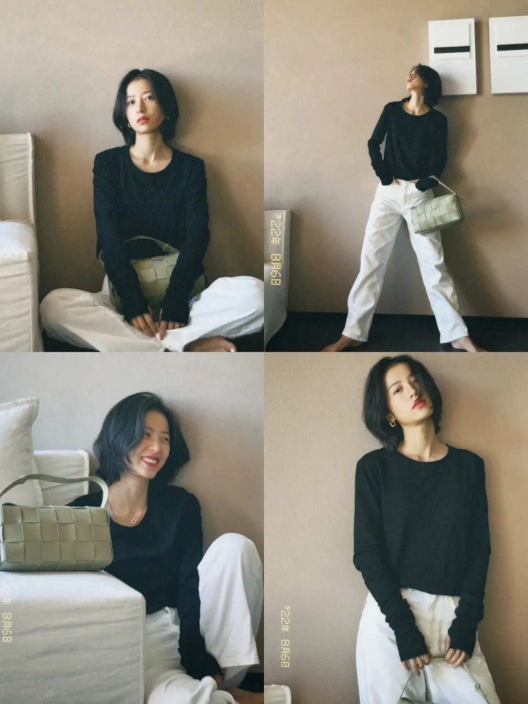 工装风穿搭周雨彤,周雨彤穿搭思路