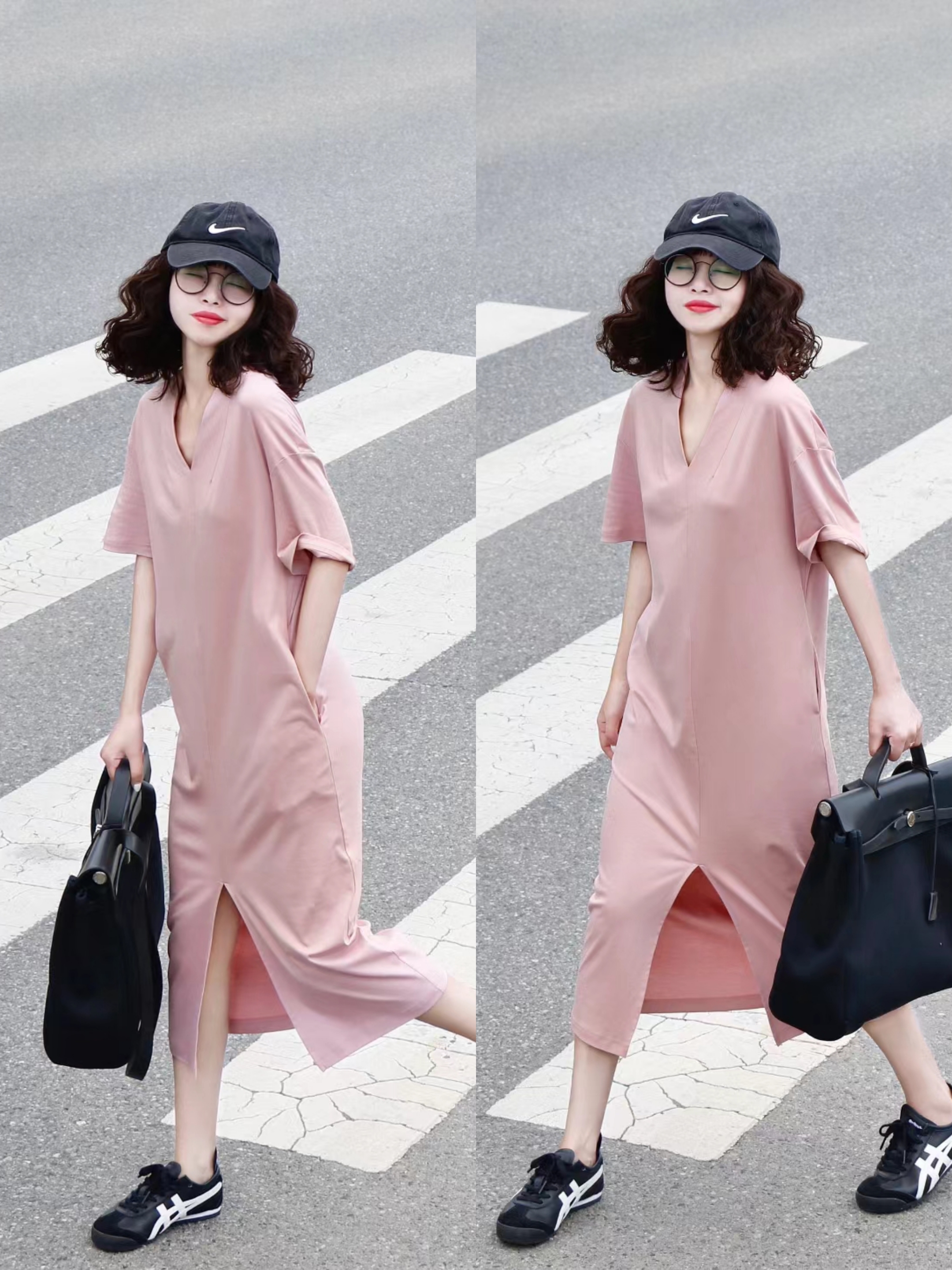 别再问能不能选粉色了！聪明姐妹早就穿上了，喜欢乖巧减龄的快冲