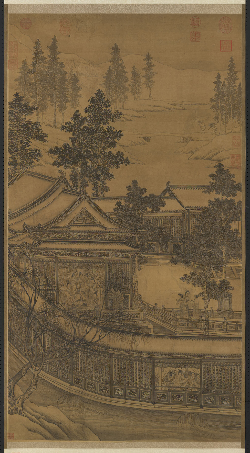 吴大恺山水画雪景的意境,吴大恺国画雪景视频最新