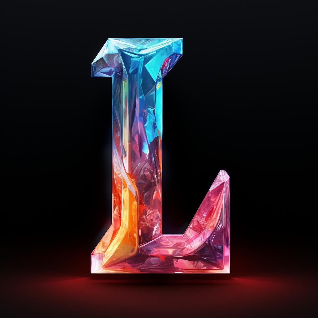 d字母设计,水晶字母设计