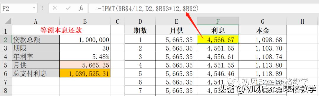 excel房贷计算公式大全最新,怎么用excel计算房贷月供明细