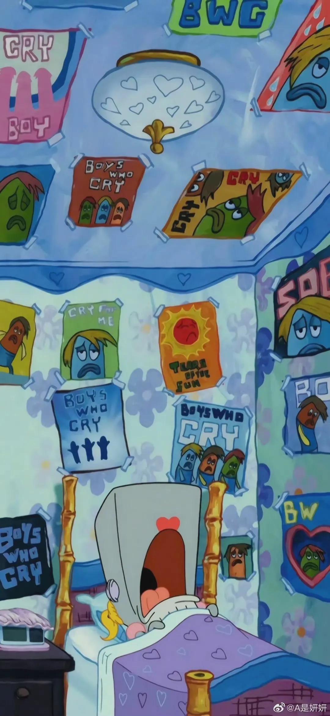 海绵宝宝ipad壁纸横屏,海绵宝宝派大星壁纸油画版